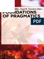 Foundations of Pragmatics Norrick