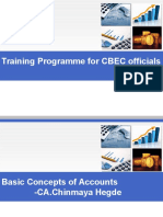 Training Programme For CBEC Officials