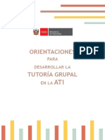 ATI-Orientaciones para Desarrollar La Tutoría Grupal