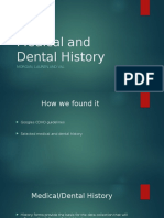 Medical and Dental History