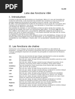 Liste Des Fonctions VBA