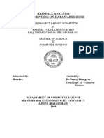 Rainfall Analysis Implementing On Data Warehouse