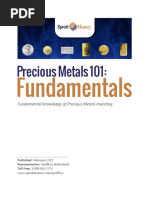 Precious Metals 101 Fundamentals