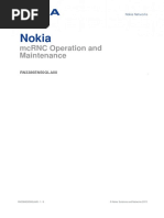 Nokia: MCRNC Operation and Maintenance