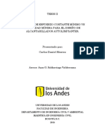 Criterio de Esfuerzo Cortante Mínimo Vs Velocidad Mínima para El Diseño de Alcantarillados Auto Limpiantes.