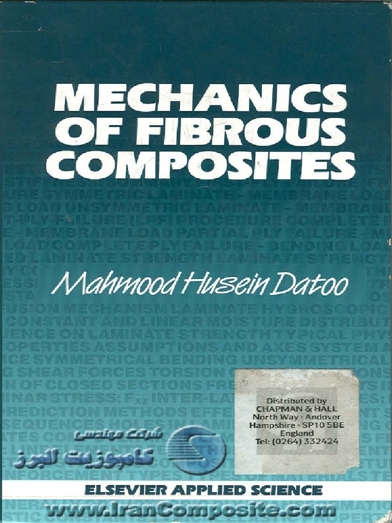 Mechanics of Fibrous Composites - Datoo | PDF | Stress (Mechanics ...