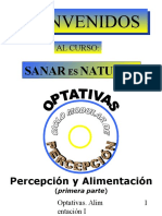 Sanar Es Natural - Percepción y Alimentación I