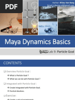 Maya Dynamics Basics:: Particle Goal