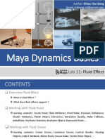 Session 11 Fluid Effects in Maya PDF