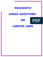 Frequently Asked Questions ON Labour Laws