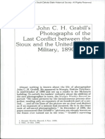 Vol. 14 No. 3 John C. H. Grabill's Photographs of The Last Conflict Between The Sioux and The United States Military, 1890-1891