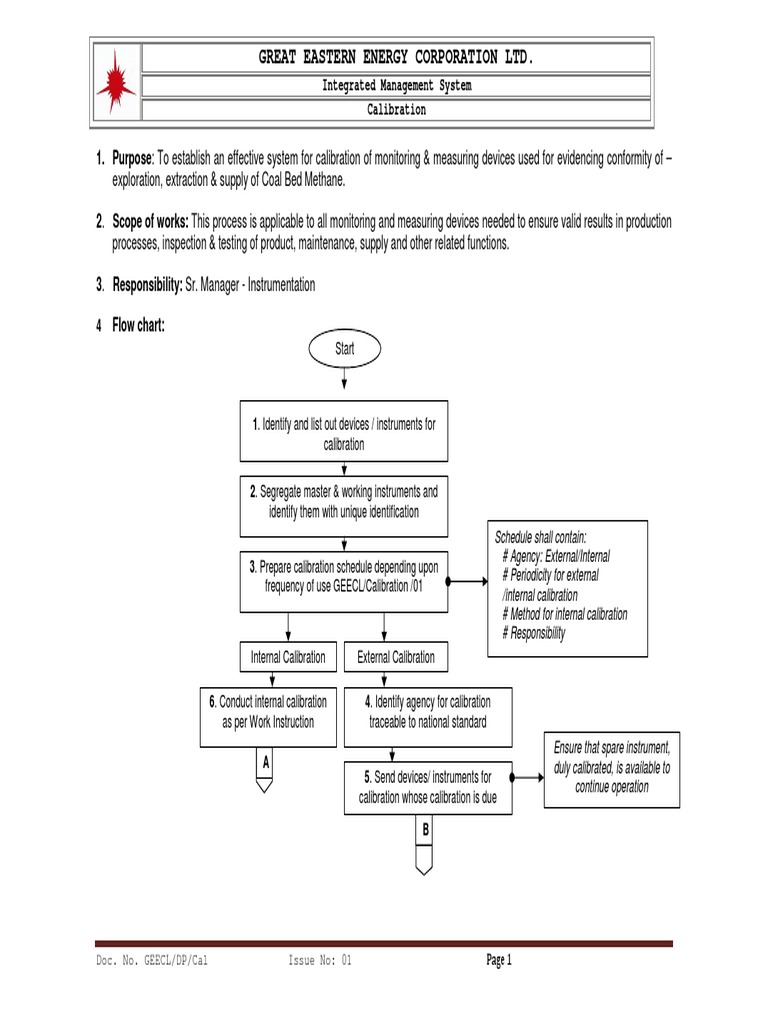 Calibration Procedure PDF Calibration Engineering