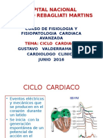 Ciclo cardíaco: fases y eventos eléctricos y mecánicos