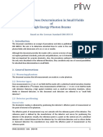 Absorbed Dose Determination Small Fields Note en 56021003 02 PDF