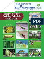 NIPHM training schedule 2012-13