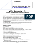 Astm c94 Traducida