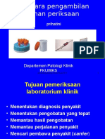 Tatacara Pengambilan &pengirimansampel