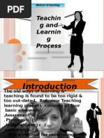  Teaching Learning Process