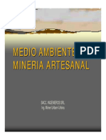 Analisis Medio Ambiente Mineria Artesanal