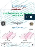 Diseño básico de uniones soldadas