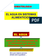 Agua en sistemas alimenticios: propiedades, funciones e isotermas de sorción