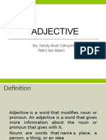 Presentasi Adjective Pebri-fendy