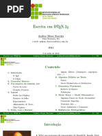 Escrita LaTeX - Andrey