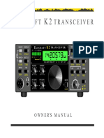 E740001 - K2 Owner's Manual Rev I
