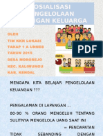 Sosialisasi Pengelolaan Keuangan Keluarga