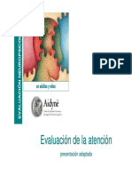 Evaluacion de La Atencion