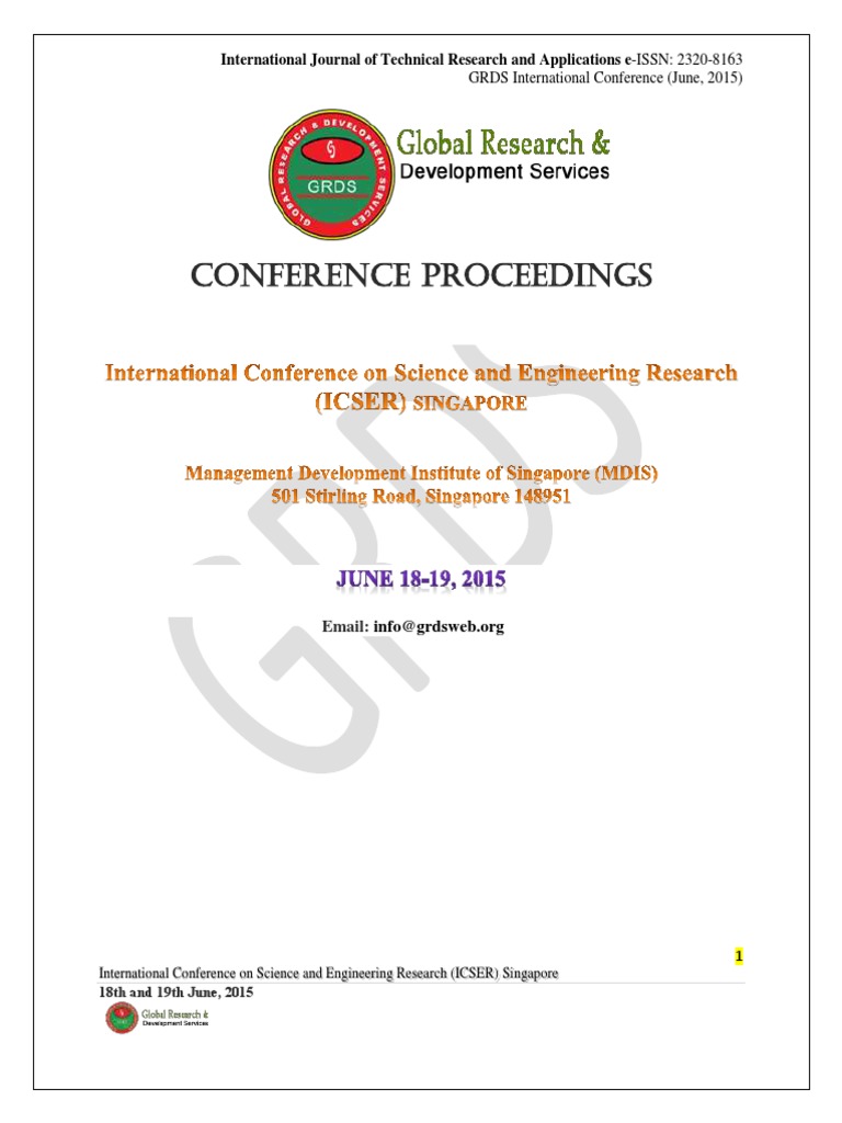 ICSER 2015 Conference Proceedings | PDF | Sustainability | Sustainable ...