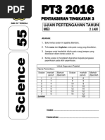 Ujian Pertengahan Tahun 2016 Sains PT3