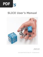 SLICE User's Manual, Version 1.0g