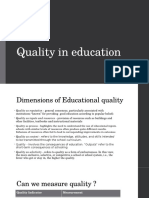 Education Quality