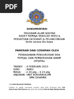 Kertas Kerja Pameran Dan Ceramah Perbadanan Pengurusan Sisa Pepejal Tahun 2015