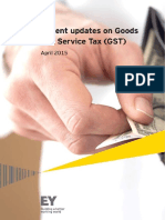 Ey Recent Updates On Goods and Services Tax GST