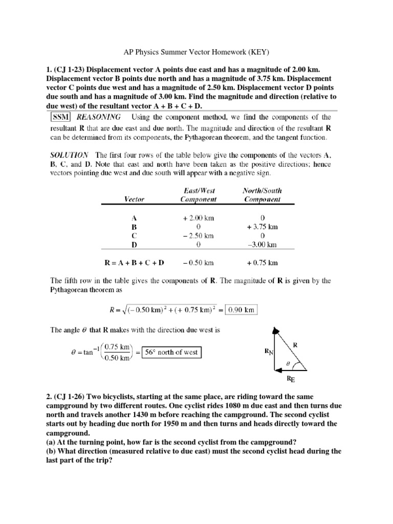 ap physics 1 homework