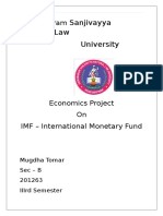 Damodaram Sanjivayya National Law - Economics