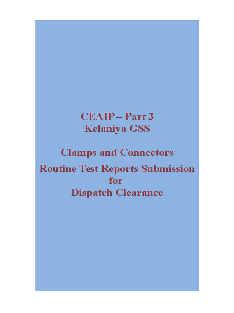 Routine Test Reports for GSS Panels | PDF | Teaching Methods ...