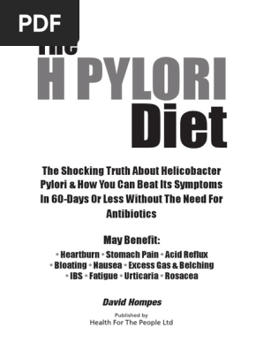 H Pylori Diet Ebook Irritable Bowel Syndrome Infection Free