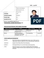 Resume Swapnil Thakur 2016