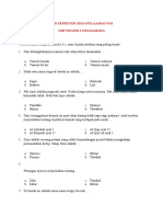 Soal Mid Semester agama smp