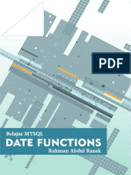 Belajar Mysql - Date Function