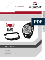 Sigma Heart Rate Monitor Manual PC 10.11 PL/RU/HU