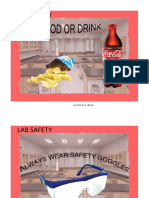 Lab Safety: No Food or Drink