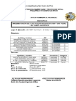 Implementación de proyector en I.E. 31939