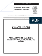Reglamento Transito Ciudad Juarez