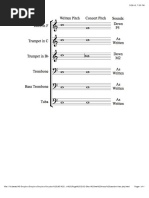 Transposing Brass