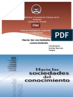 Sociedades Del Conocimiento