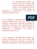 Es Un Lenguaje de Programacion Dirigido Por Eventos Desarrollado Por Alan Cooper Para Microsoft